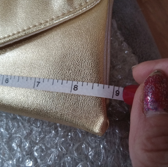 1970s Polished Gold evening bag bu avon n.i.b. NEWYORK - Picture 4 of 10